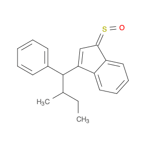 1H-Indene-1-thione, 3-(2-methyl-1-phenylbutyl)-, S-oxide