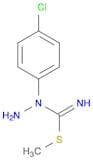 Hydrazinecarboximidothioic acid, 1-(4-chlorophenyl)-, methyl ester