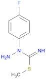 Hydrazinecarboximidothioic acid, 1-(4-fluorophenyl)-, methyl ester