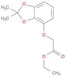 Acetic acid, [(2,2-dimethyl-1,3-benzodioxol-4-yl)oxy]-, ethyl ester