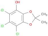 1,3-Benzodioxol-4-ol, 5,6,7-trichloro-2,2-dimethyl-