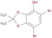 1,3-Benzodioxol-4-ol, 5,7-dibromo-2,2-dimethyl-
