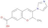 2H-1-Benzopyran-7-carboxylic acid, 3-(1H-imidazol-1-yl)-2-methyl-
