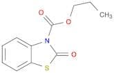 3(2H)-Benzothiazolecarboxylic acid, 2-oxo-, propyl ester
