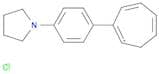 Cycloheptatrienylium, [4-(1-pyrrolidinyl)phenyl]-, chloride