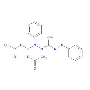 Diazene, [1-[[bis(acetyloxy)boryl]phenylhydrazono]ethyl]phenyl-