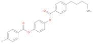 Benzoic acid, 4-fluoro-, 4-[(4-pentylbenzoyl)oxy]phenyl ester