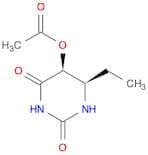 2,4(1H,3H)-Pyrimidinedione, 5-(acetyloxy)-6-ethyldihydro-, cis-