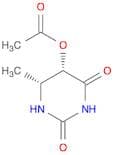 2,4(1H,3H)-Pyrimidinedione, 5-(acetyloxy)dihydro-6-methyl-, cis-