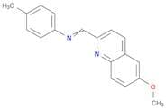 Benzenamine, N-[(6-methoxy-2-quinolinyl)methylene]-4-methyl-