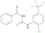Benzamide, N-[[[2-chloro-5-(trifluoromethyl)phenyl]amino]thioxomethyl]-