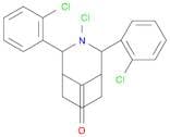 3-Azabicyclo[3.3.1]nonan-9-one, 3-chloro-2,4-bis(2-chlorophenyl)-
