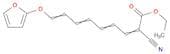 2,4,6,8-Nonatetraenoic acid, 2-cyano-9-(2-furanyloxy)-, ethyl ester