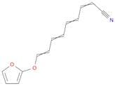 2,4,6,8-Nonatetraenenitrile, 9-(2-furanyloxy)-