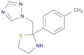 1H-1,2,4-Triazole, 1-[[2-(4-methylphenyl)-2-thiazolidinyl]methyl]-