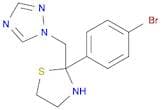 1H-1,2,4-Triazole, 1-[[2-(4-bromophenyl)-2-thiazolidinyl]methyl]-