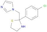 Thiazolidine, 2-(4-chlorophenyl)-2-(1H-imidazol-1-ylmethyl)-