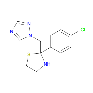 1H-1,2,4-Triazole, 1-[[2-(4-chlorophenyl)-2-thiazolidinyl]methyl]-