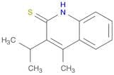 2(1H)-Quinolinethione, 4-methyl-3-(1-methylethyl)-