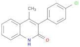 2(1H)-Quinolinone, 3-(4-chlorophenyl)-4-methyl-