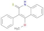 2(1H)-Quinolinethione, 4-methoxy-3-phenyl-