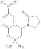 2-Pyrrolidinone, 1-(2,2-dimethyl-6-nitro-2H-1-benzopyran-4-yl)-