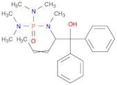 Phosphoric triamide, [1-(hydroxydiphenylmethyl)-2-butenyl]pentamethyl-