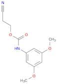 Carbamic acid, (3,5-dimethoxyphenyl)-, 2-cyanoethyl ester