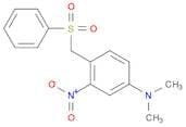 Benzenamine, N,N-dimethyl-3-nitro-4-[(phenylsulfonyl)methyl]-