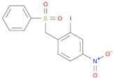 Benzene, 2-iodo-4-nitro-1-[(phenylsulfonyl)methyl]-