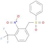 Benzene, 2-nitro-1-[(phenylsulfonyl)methyl]-3-(trifluoromethyl)-
