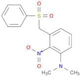 Benzenamine, N,N-dimethyl-2-nitro-3-[(phenylsulfonyl)methyl]-