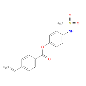 Benzoic acid, 4-ethenyl-, 4-[(methylsulfonyl)amino]phenyl ester