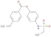 Benzoic acid, 4-ethenyl-, 4-[(ethylsulfonyl)amino]phenyl ester