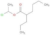 Hexanoic acid, 2-propyl-, 1-chloroethyl ester