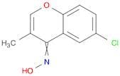 4H-1-Benzopyran-4-one, 6-chloro-3-methyl-, oxime
