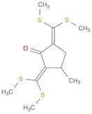 Cyclopentanone, 2,5-bis[bis(methylthio)methylene]-3-methyl-