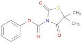 3-Thiazolidinecarboxylic acid, 5,5-dimethyl-2,4-dioxo-, phenyl ester
