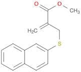 2-Propenoic acid, 2-[(2-naphthalenylthio)methyl]-, methyl ester