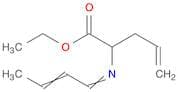 4-Pentenoic acid, 2-(2-butenylideneamino)-, ethyl ester