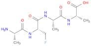 L-Alanine, N-[N-(N-L-alanyl-3-fluoro-L-alanyl)-L-alanyl]-