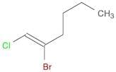 1-Hexene, 2-bromo-1-chloro-, (Z)-