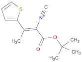 2-Butenoic acid, 2-isocyano-3-(2-thienyl)-, 1,1-dimethylethyl ester, (Z)-
