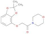 Morpholine, 4-[[(2,2-dimethyl-1,3-benzodioxol-4-yl)oxy]acetyl]-