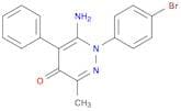 6-Amino-1-(4-bromophenyl)-3-methyl-5-phenylpyridazin-4(1H)-one