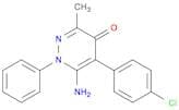 6-Amino-5-(4-chlorophenyl)-3-methyl-1-phenylpyridazin-4(1H)-one