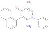 6-Amino-3-methyl-5-(naphthalen-1-yl)-1-phenylpyridazin-4(1H)-one