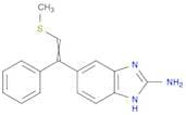1H-Benzimidazol-2-amine, 5-[2-(methylthio)-1-phenylethenyl]-
