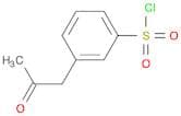 Benzenesulfonyl chloride, 3-(2-oxopropyl)-