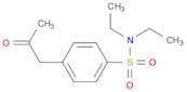 Benzenesulfonamide, N,N-diethyl-4-(2-oxopropyl)-